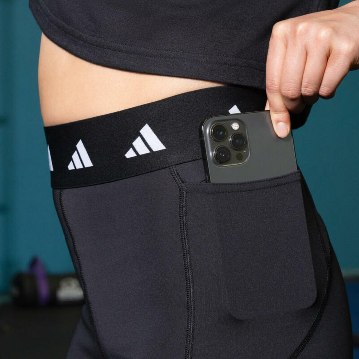 Bild 1 von ADIDAS Leggings Damen - Techfit schwarz