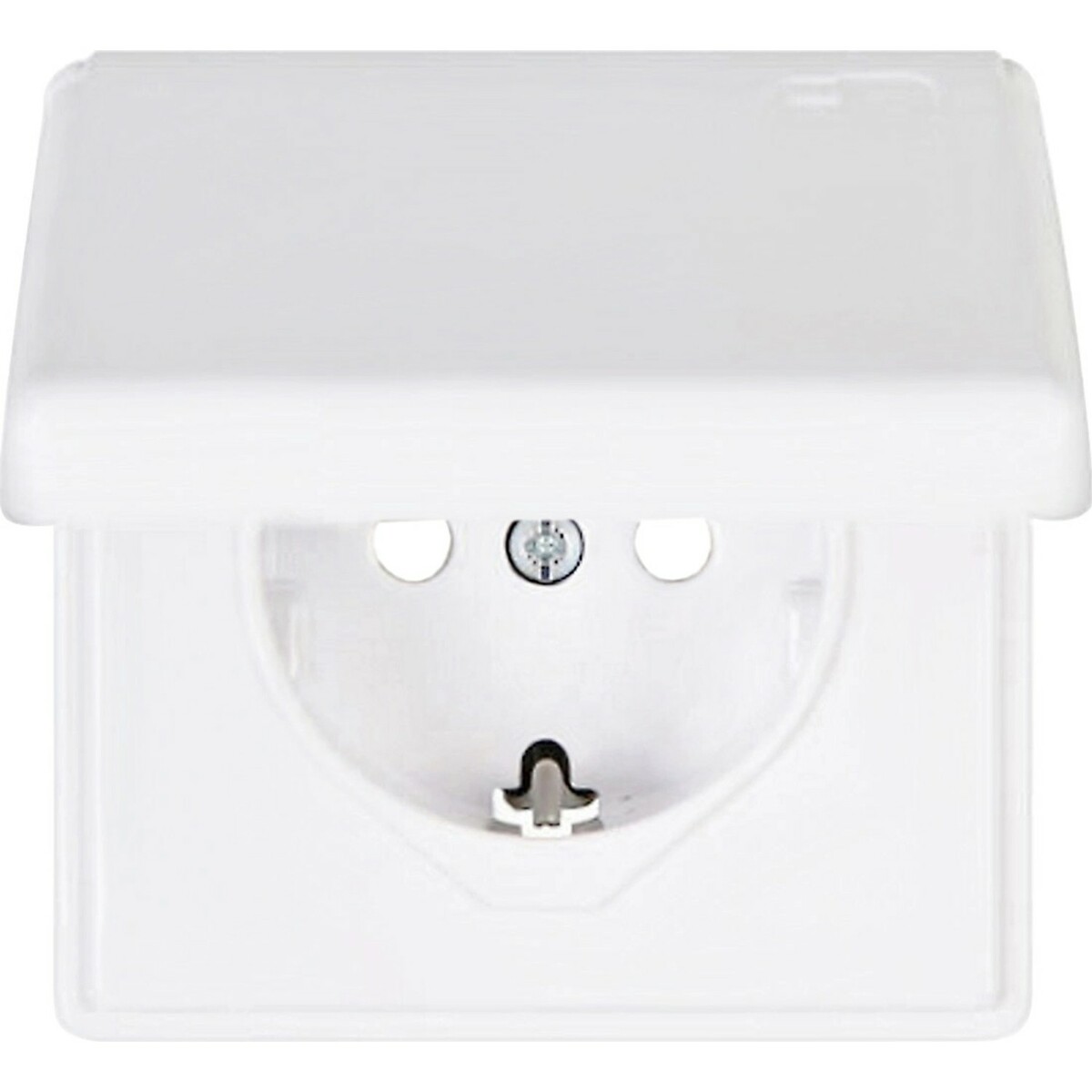 Bild 1 von Kopp Steckdose mit Deckel Unterputz/Feuchtraum 1-fach Arktisweiß