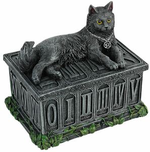 Nemesis Now Aufbewahrungsbox - Fortune's Watcher Tarot Box - grau