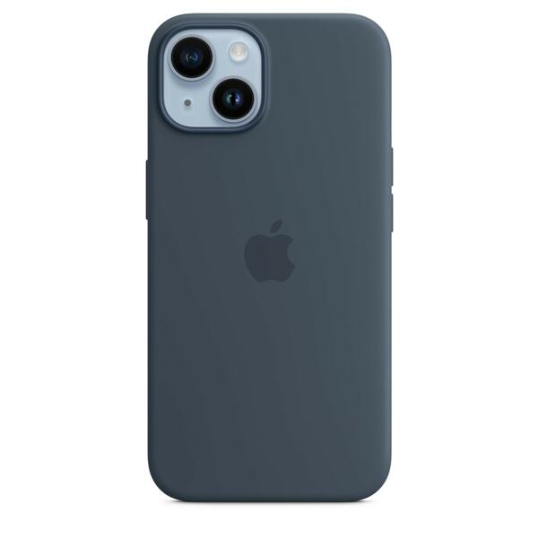 Bild 1 von iPhone 14 Silikon Case mit MagSafe - Sturmblau Handyhülle