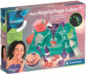Clementoni® Experimentierkasten Galileo, Mein Nagelpflege-Labor, Made in Europe