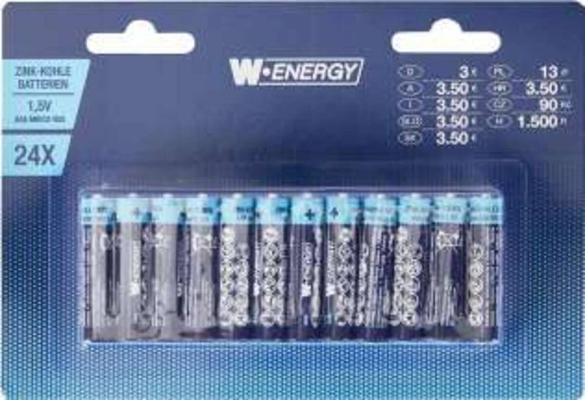 Bild 2 von Zink-Kohle Batterien 24er-Pack