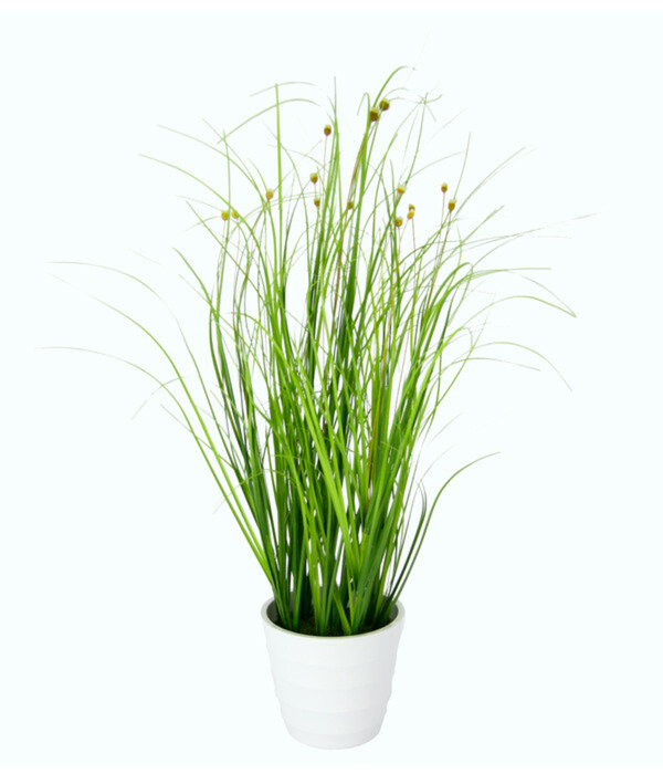 Bild 1 von I.GE.A Kunstpflanze Grasbusch im Kunststofftopf, ca. H45 cm