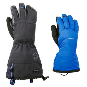 2-in-1-Handschuhe Erwachsene extra warm bis -20 °C - Arctic900 Blau|schwarz