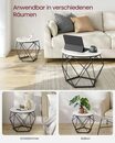 Bild 3 von VASAGLE Beistelltisch, 2er Set, Couchtische, abnehmbare Tischplatte, Vintage