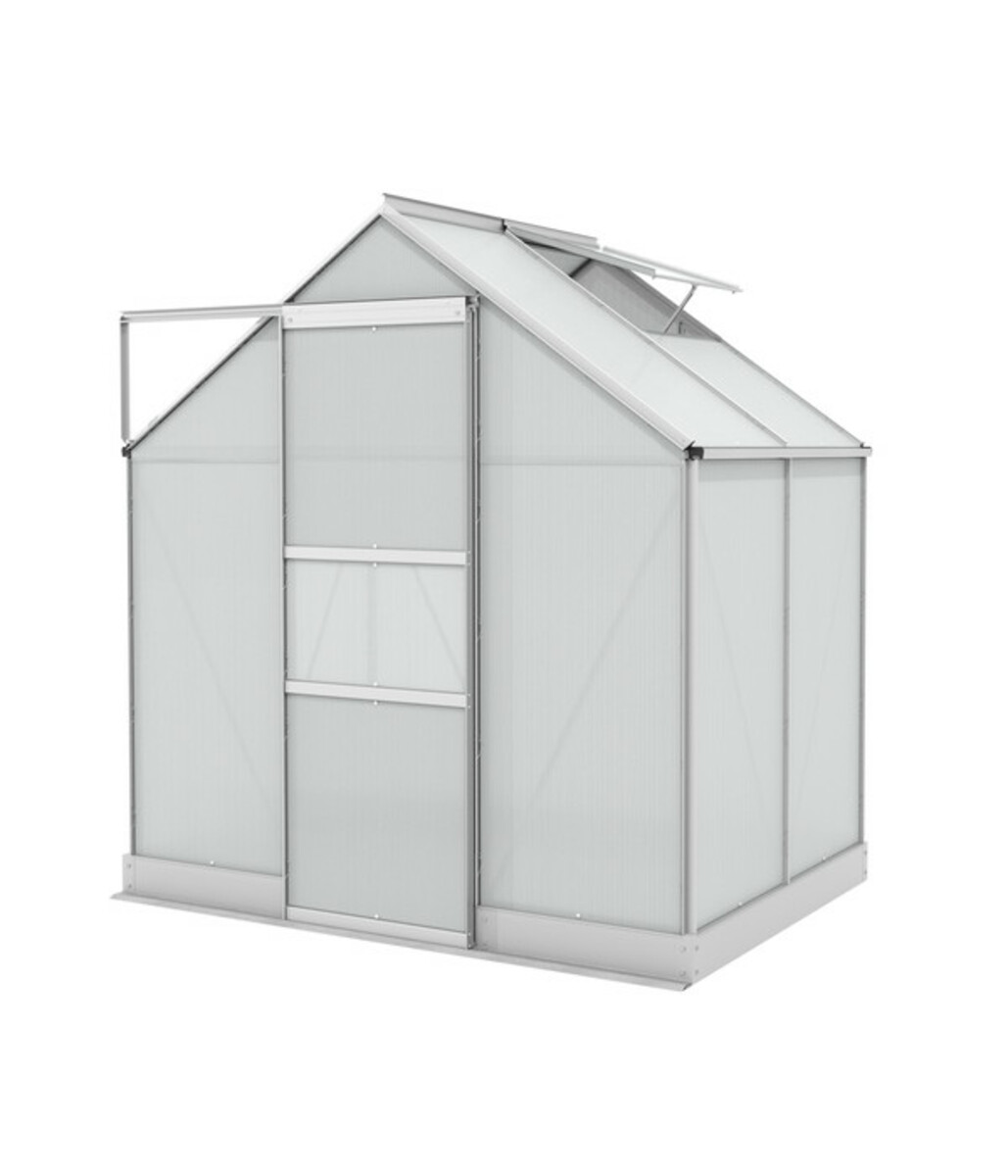 Bild 1 von Vitavia Gewächshaus Pontos 2500 HKP, inkl. Fundament, ca. B195/H207/T137 cm