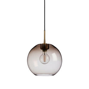 Belid Hängeleuchte Gloria, Dunkelbraun, Messing, Metall, Glas, 29 cm, CE, Lampen & Leuchten, Leuchtenserien