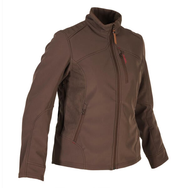 Bild 1 von Jagdjacke/ Softshelljacke Damen 500 warm, wasserabweisend, braun Braun