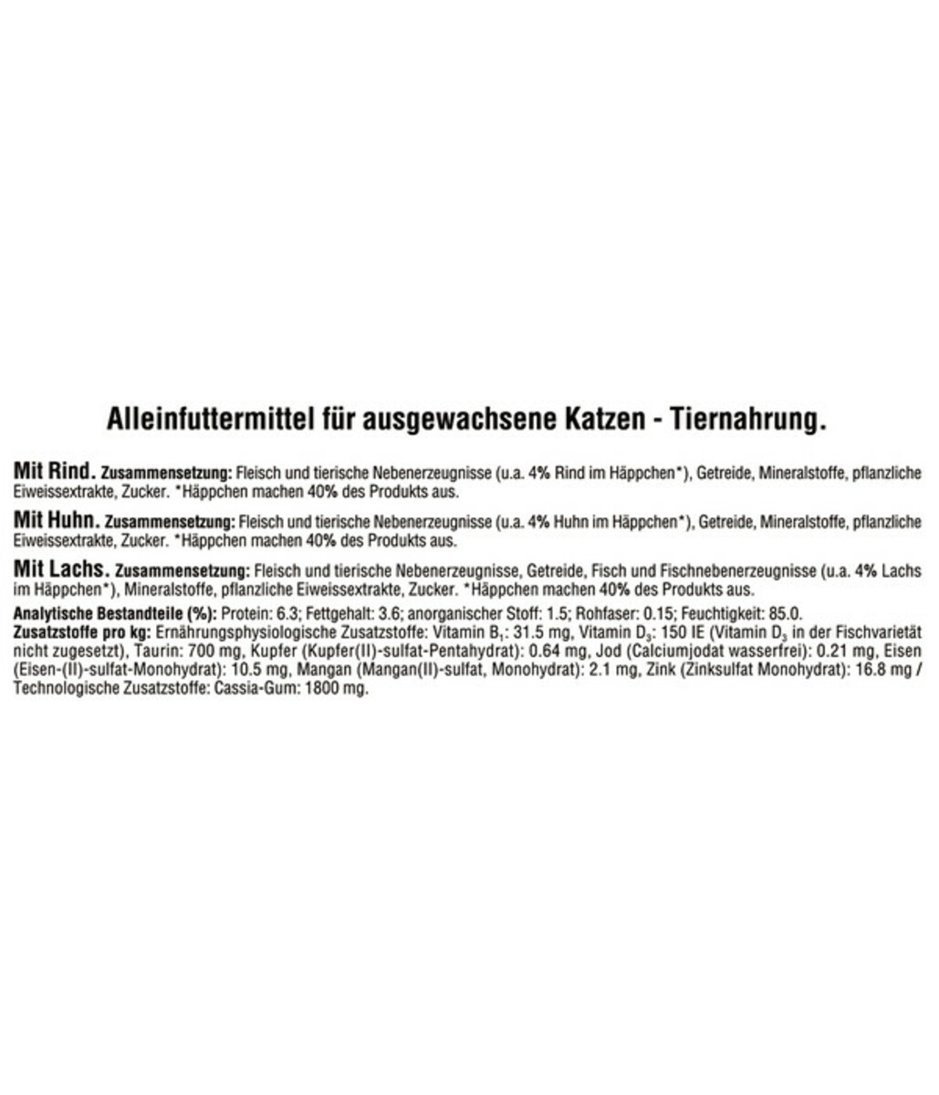 Bild 4 von KITEKAT® Nassfutter für Katzen Multipack Markt-Mix in Gelee, Adult, 24 x 85 g