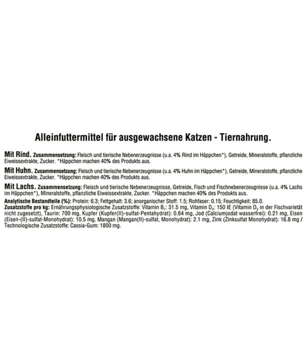 Bild 4 von KITEKAT® Nassfutter für Katzen Multipack Markt-Mix in Gelee, Adult, 24 x 85 g