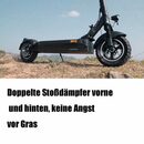 Bild 3 von ZWHEEL E-Scooter E-Scooter Straßenzulassung ABE, 26Ah, 500W Motor, 110km Reichweite 10", 20,00 km/h, klappbar