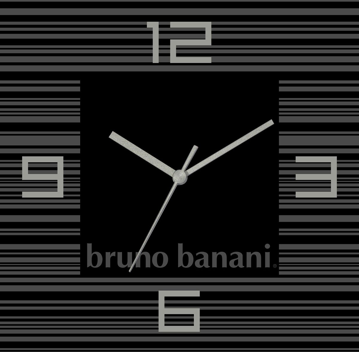 Bild 2 von Bruno Banani Wanduhr Thin Stripes auf Alu (analog, 30 cm)