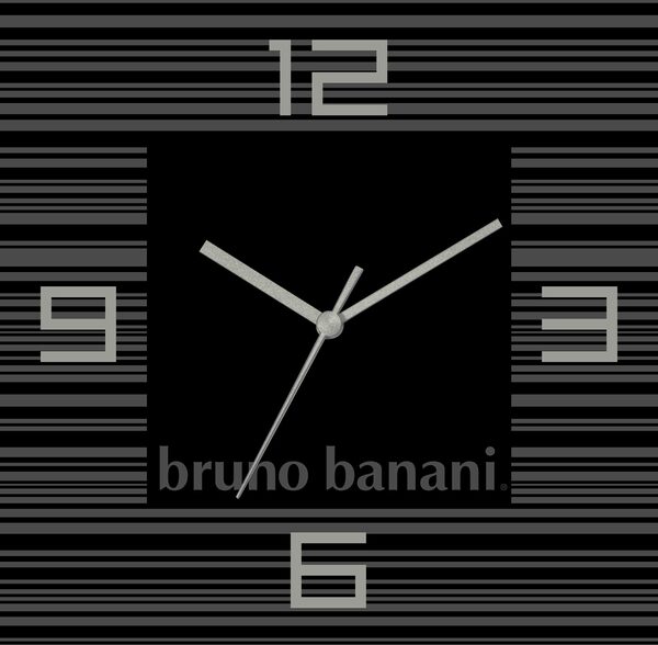 Bild 2 von Bruno Banani Wanduhr Thin Stripes auf Alu (analog, 30 cm)