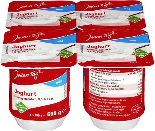 Bild 1 von Jeden Tag Joghurt mild 3,5%