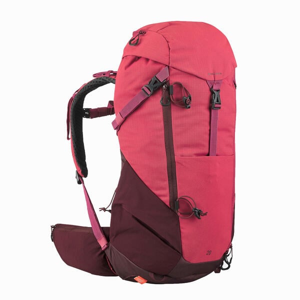 Bild 1 von Wanderrucksack Bergwandern - MH500 20L dunkelrosa Bordeaux|rot