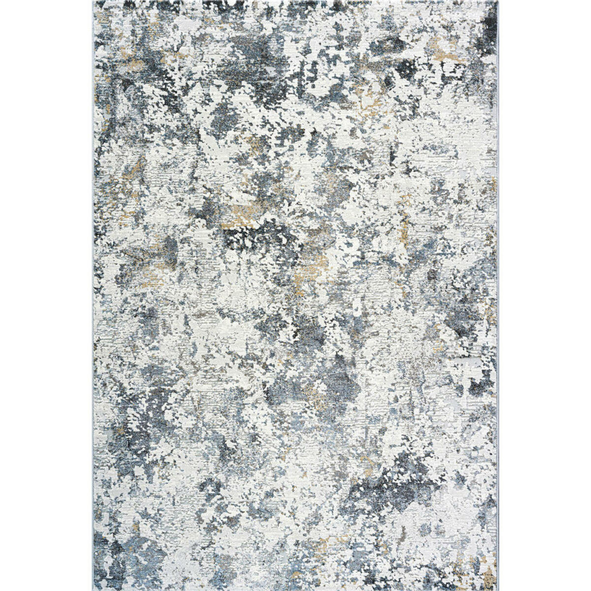 Bild 1 von Novel Webteppich Canyon, Blau, Grau, Gold, Textil, Abstraktes, rechteckig, 80 cm, Oeko-Tex® Standard 100, für Fußbodenheizung geeignet, Teppiche & Böden, Teppiche, Moderne Teppiche