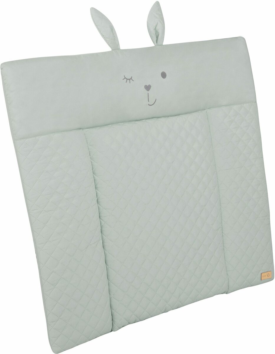 Bild 2 von roba® Wickelauflage Style, Soft, frosty green, mit aufgesticktem Gesicht