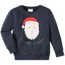 Bild 1 von Jungen Weihnachtssweatshirt mit Santa-Motiv DUNKELBLAU