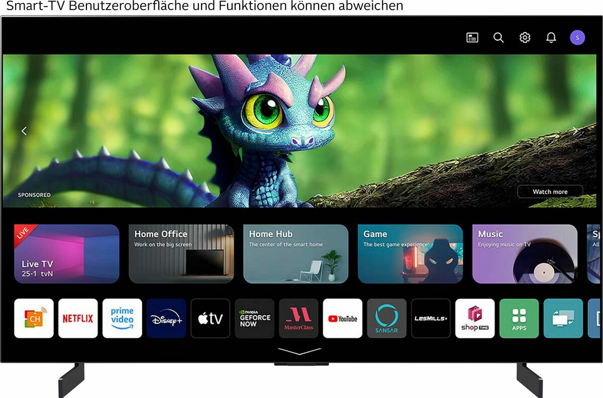 Bild 3 von LG OLED42C37LA OLED-Fernseher (106 cm/42 Zoll, 4K Ultra HD, Smart-TV, OLED evo, bis zu 120 Hz, α9 Gen6 4K AI-Prozessor, Twin Triple Tuner)