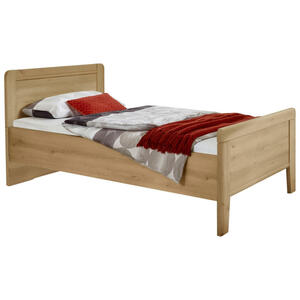 Venda Bett, Eiche Bianco, 90x200 cm, Lattenrosthöhe individuell einstellbar, in verschiedenen Holzdekoren erhältlich, Größen erhältlich, Schlafzimmer, Betten, Futonbetten