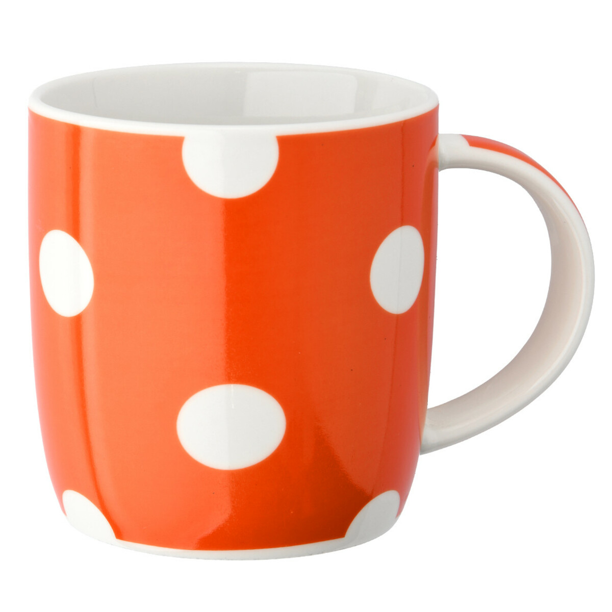 Bild 1 von Tasse mit weißen Punkten ORANGE