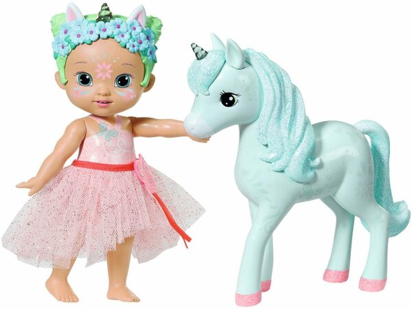 Bild 3 von Baby Born Stehpuppe Storybook Prinzessin Una, 18 cm, mit Einhorn und Lichteffekten