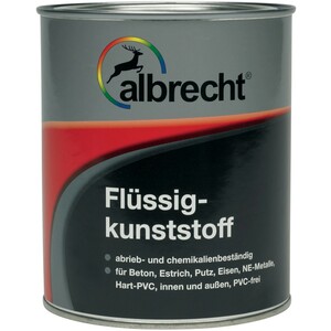 Albrecht Flüssigkunststoff Silbergrau Seidenglänzend 750 ml
