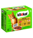 Bild 1 von KITEKAT® Nassfutter für Katzen Multipack Markt-Mix in Gelee, Adult, 12 x 85 g