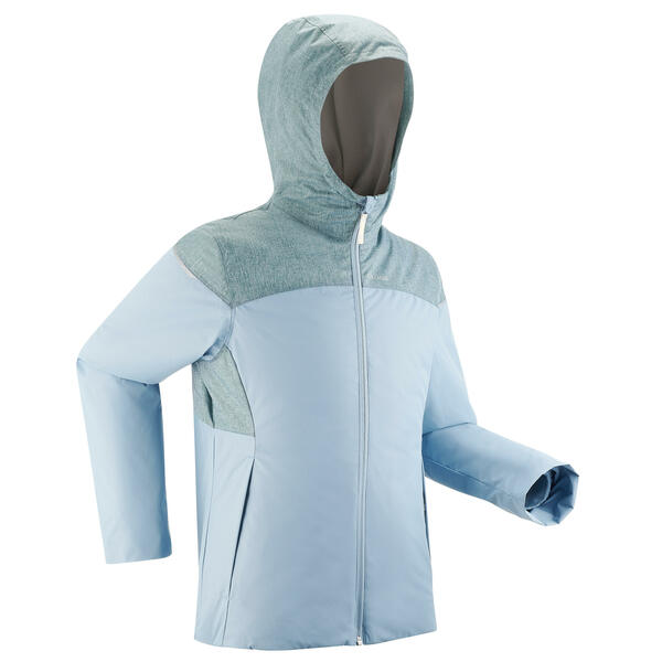 Bild 1 von Winterjacke Kinder bis -3 °C wasserdicht Winterwandern Gr. 122–170 - SH100 X-Warm blau Blau|grau