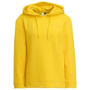 Damen Hoodie mit Stickerei GELB