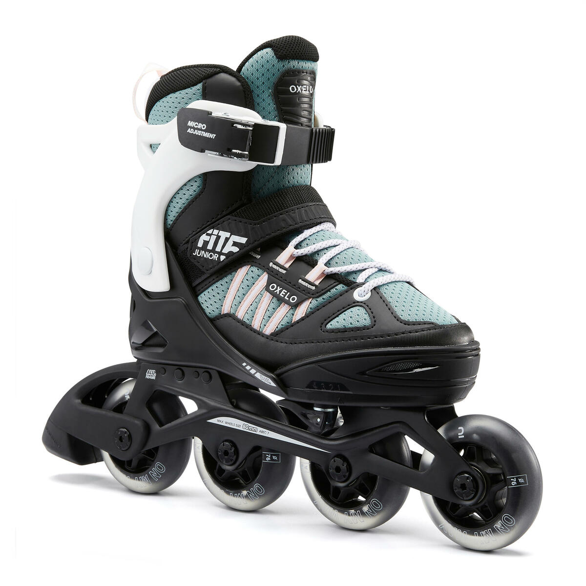 Bild 1 von Inline Skates Inliner Fitness FIT 5 Kinder rosa/khaki Grün|khaki|rosa