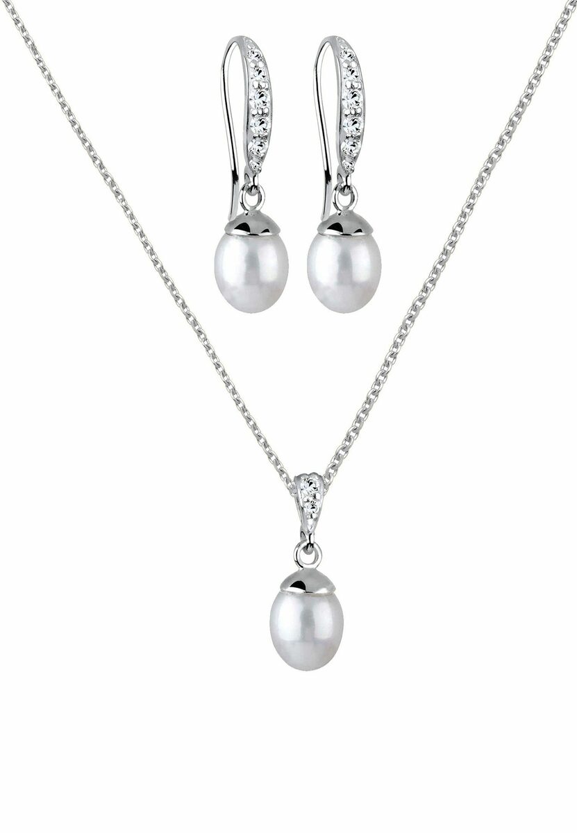Bild 2 von Elli Schmuckset Elegant Perle Kristalle 925 Silber