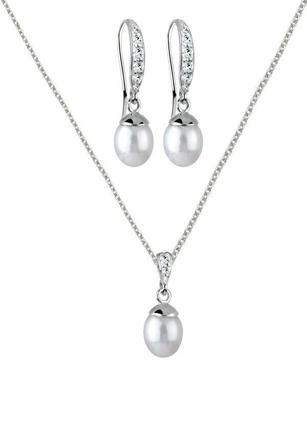 Bild 2 von Elli Schmuckset Elegant Perle Kristalle 925 Silber