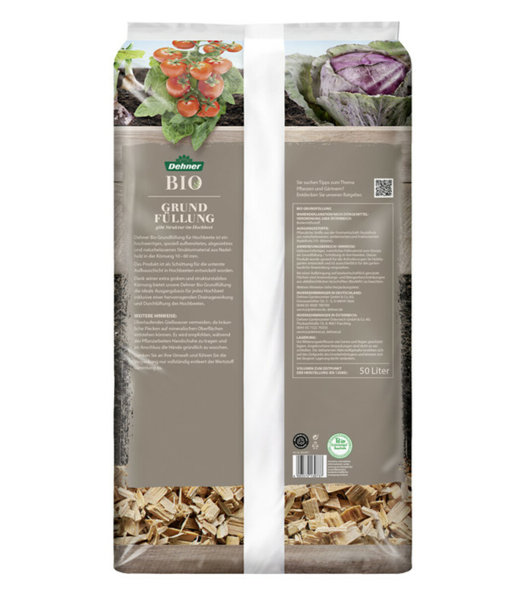 Bild 2 von Dehner Bio Hochbeet Grundfüllung, 39 x 50 Liter