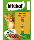 Bild 2 von KITEKAT® Nassfutter für Katzen Multipack Markt-Mix in Gelee, Adult, 12 x 85 g