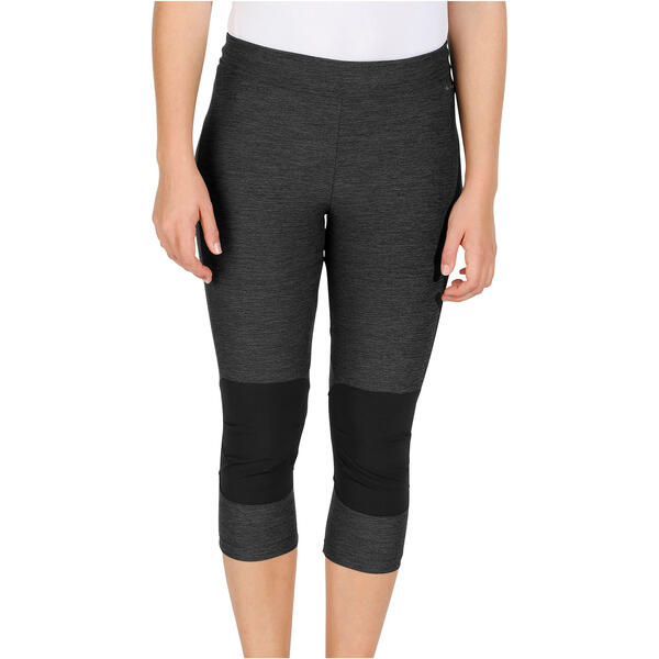 Bild 1 von Leggings Wanderleggings Speed Hiking FH500 Helium Damen graumeliert Schwarz