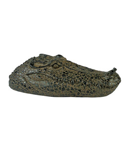 Ubbink Schwimmender Polyresin-Wasserspeier Krokodil, ca. B34/H10/T16 cm