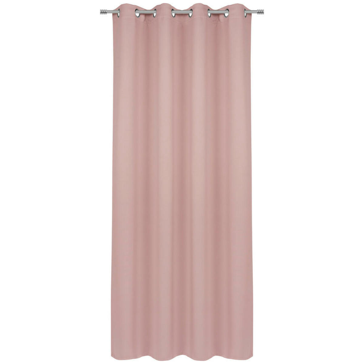 Bild 1 von Esposa Ösenschal Dimout, Altrosa, Textil, Uni, 140x245 cm, Oeko-Tex® Standard 100, Wohntextilien, Gardinen & Vorhänge, Fertiggardinen