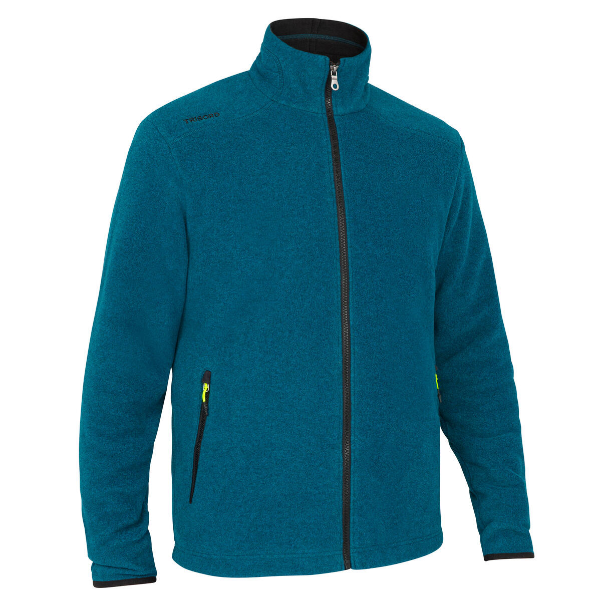 Bild 1 von Fleecejacke Segeln Herren warm - 100 petrolblau meliert Blau|türkis