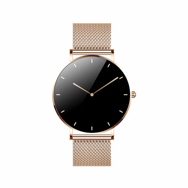 Bild 4 von XCOAST SIONA 2 Damen Smartwatch (4,2 cm/1,3 Zoll, iOS & Android) Rosegold (hell), Fitness Tracker, 3-tlg., neueste Generation, Wasserdicht, Ultra flach, Puls, Blutdruck, brillante Farben