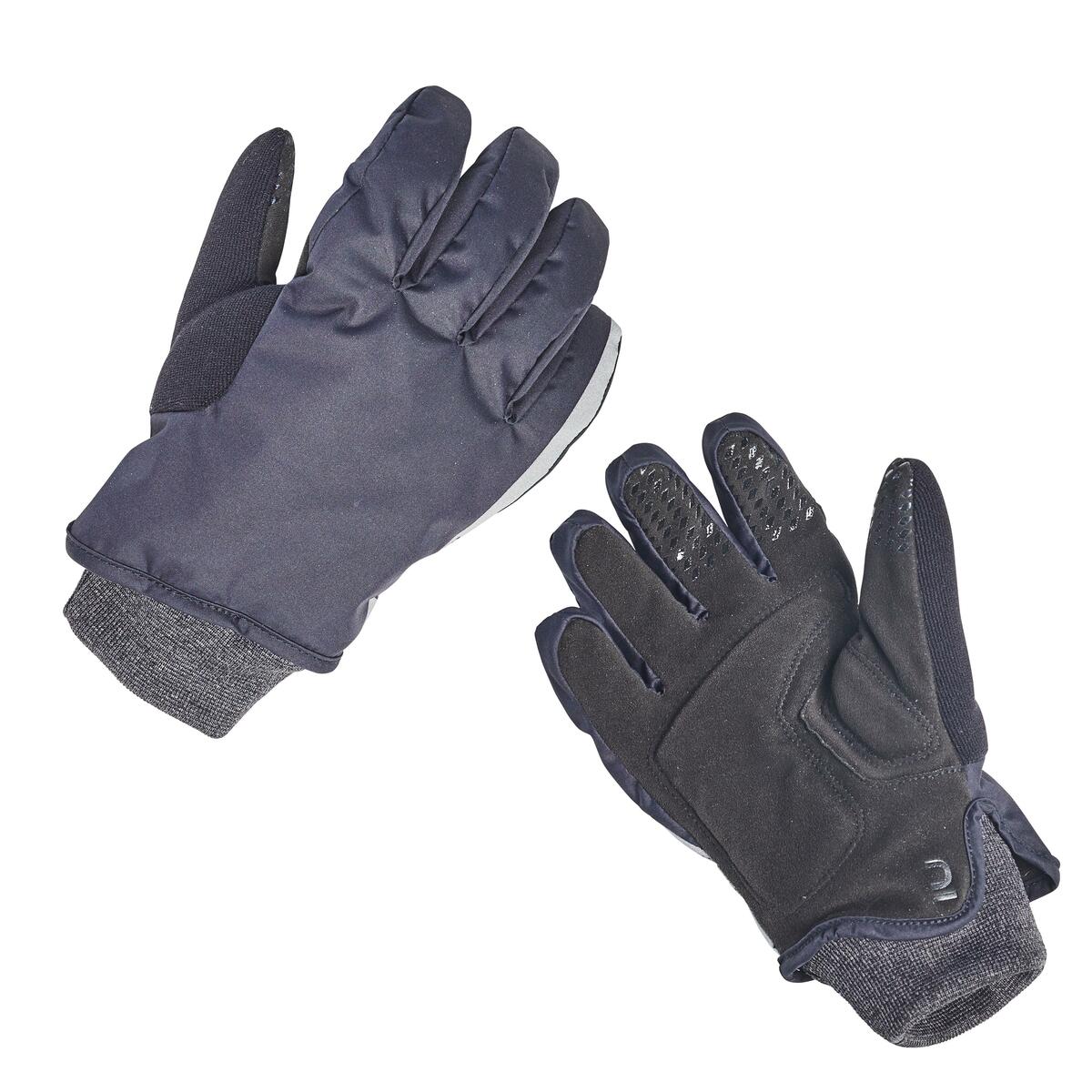 Bild 1 von Fahrradhandschuhe 500 Winter Kinder schwarz Grau|schwarz
