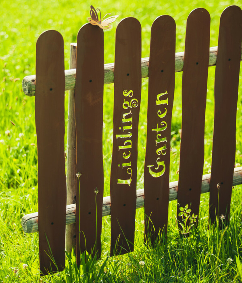 Bild 2 von Ferrum Art Design Metall-Zaunlatte Garten, ca. H90 cm