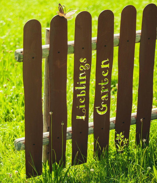 Bild 2 von Ferrum Art Design Metall-Zaunlatte Garten, ca. H90 cm