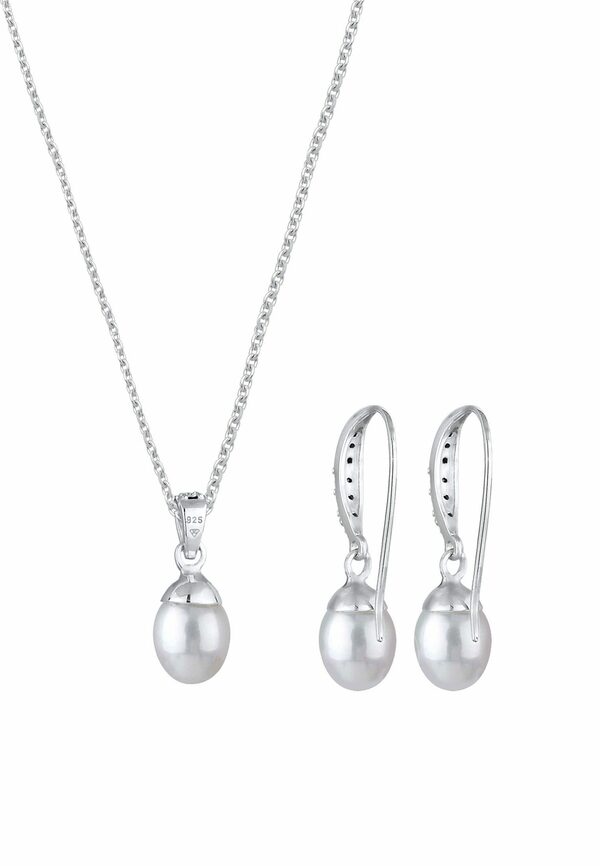 Bild 4 von Elli Schmuckset Elegant Perle Kristalle 925 Silber