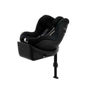 Cybex Reboarder-Kindersitz Sirona G i-Size, Schwarz, Textil, 44x75 cm, ECE R 129 i-Size, 5-Punkt-Gurtsystem, abnehmbarer und waschbarer Bezug, höhenverstellbare Kopfstütze, integriertes Gurtsystem,