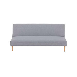 Mid.you Schlafsofa, Hellgrau, Textil, Birke, vollmassiv, 3-Sitzer, 180x77x87 cm, Bsci, Liegefunktion, Kinder & Jugendmöbel, Jugendmöbel, Jugendsofas