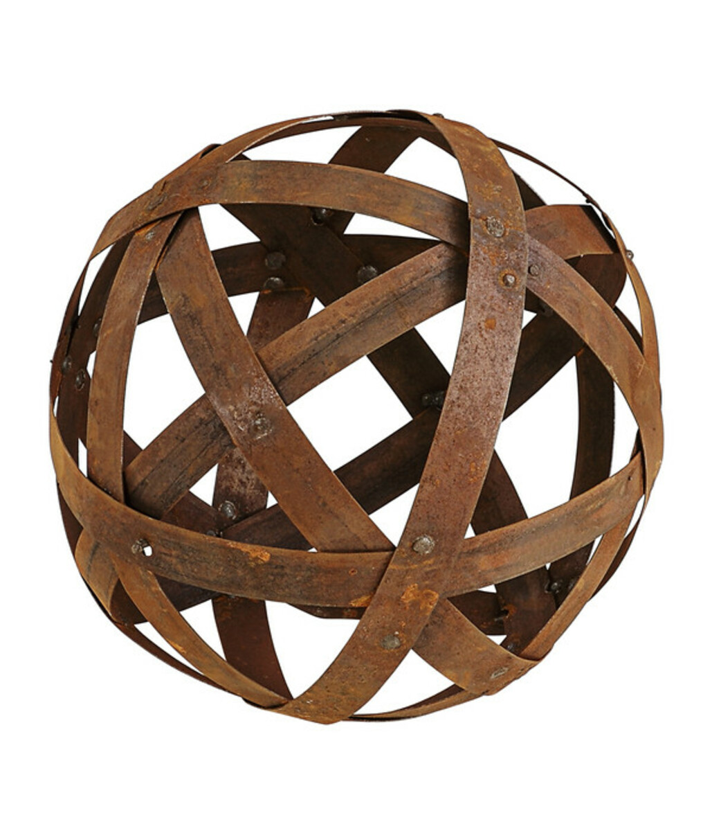 Bild 1 von Ferrum Metall-Kugel aus Blechstreifen, rund, rost