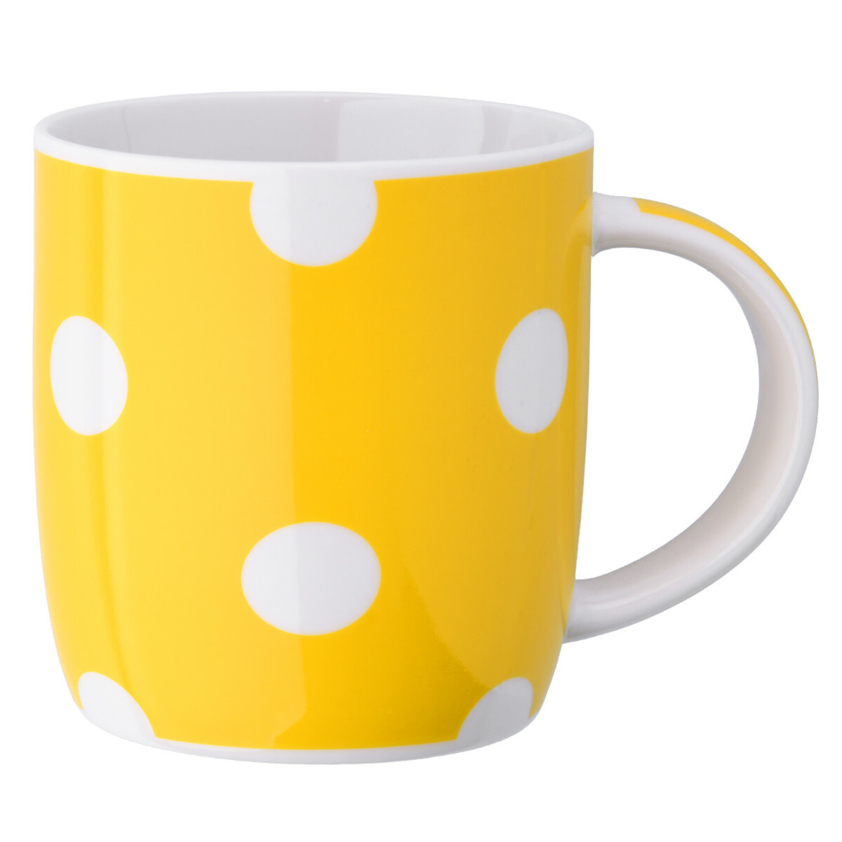Bild 1 von Tasse mit weißen Punkten GELB