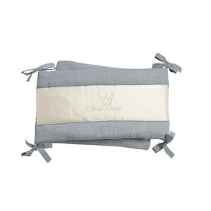 Bebe's Collection Nestchen Prinz & Prinzessin 2023, Blau, Textil, Füllung: Polyester, 35 cm, Oeko-Tex® Standard 100, Bezug waschbar, schadstoffgeprüft, Babyheimtextilien, Babynestchen, Bettnestche