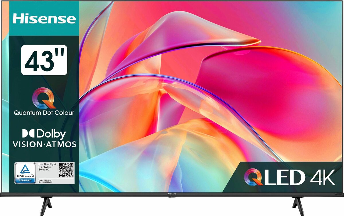 Bild 2 von Hisense 43E77KQ QLED-Fernseher (108 cm/43 Zoll, 4K Ultra HD, Smart-TV)